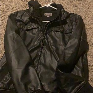 Leather jacket